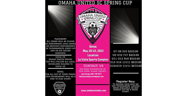 OMAHA UNITED SPRING CUP 2022!