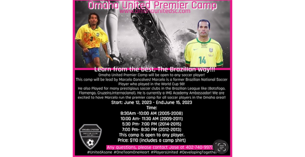 OMAHA UNITED PREMIER CAMP 